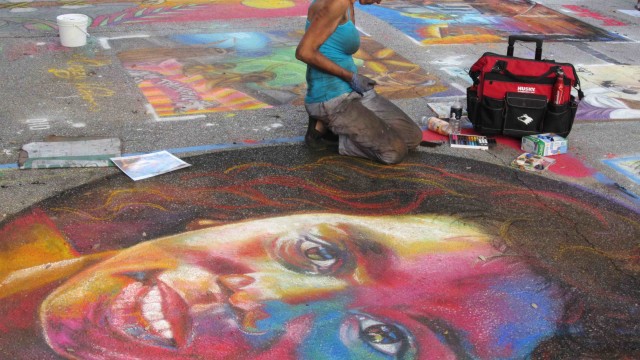 Via Colori Festival Street Art Artists At Work